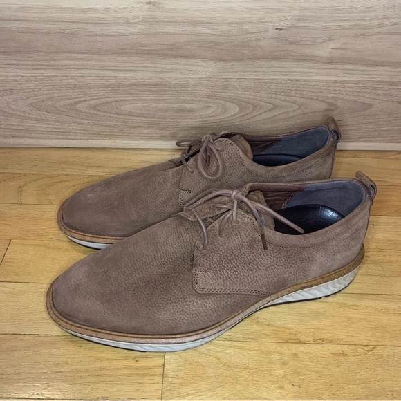ECCO ST1 Hybrid Plain Toe Derby in Potting Soil - Size 11 - 11.5 - Picture 1 of 8